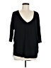 Express One Eleven Black 3/4 Sleeve Top Size M - photo 1