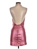 Superdown 100% Polyester Metallic Pink Cocktail Dress Size S - photo 2