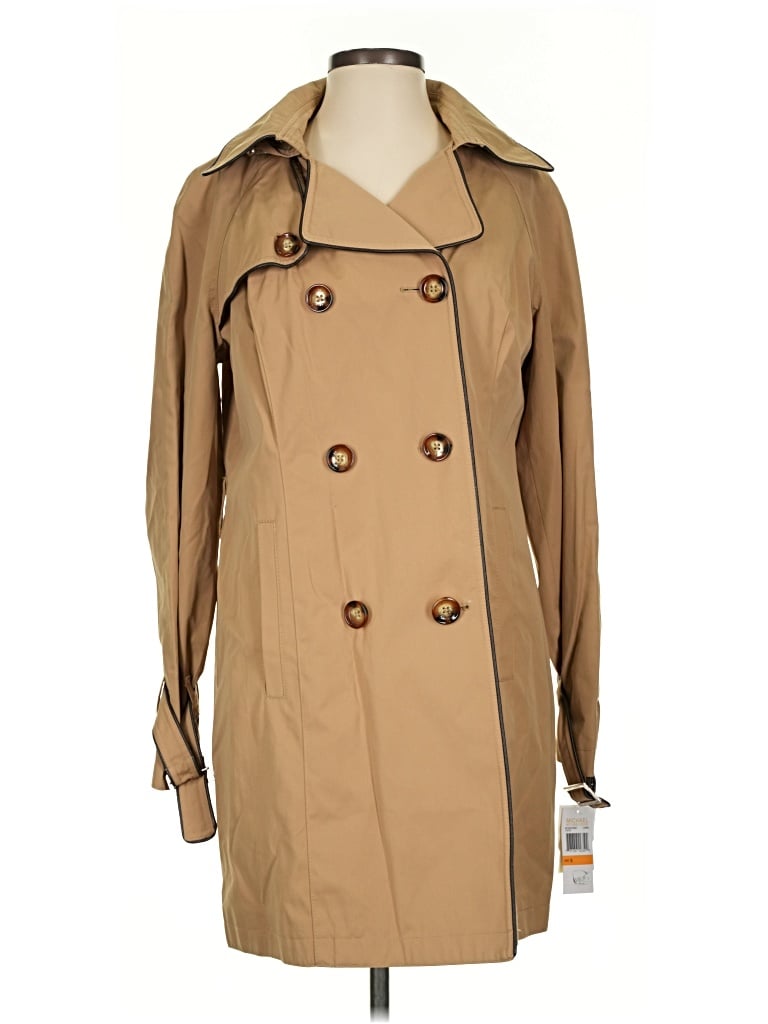 Michael Michael Kors Trenchcoat In Tan