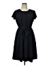 Talbots 100% Polyester Solid Black Casual Dress Size 16 Petite - photo 1