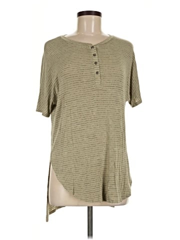 Project Social T Short Sleeve Henley (view 1)
