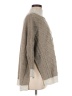 Assorted Brands Chevron-herringbone Tan Turtleneck Sweater One size - photo 4