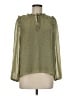 DR2 100% Polyester Green Long Sleeve Blouse Size M - photo 1