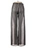 Becca Stripes Silver Casual Pants Size S - photo 2