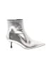 Zara Metallic Silver Ankle Boots Size EU 40 - photo 1