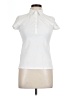 Calvin Klein Collection Ivory Short Sleeve Blouse Size L - photo 1