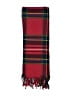 Unbranded Plaid Red Scarf One size - photo 2