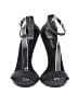 Michael Kors Collection Gray Black Sandals Size 7 1/2 - photo 2