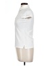 Calvin Klein Collection Ivory Short Sleeve Blouse Size L - photo 5