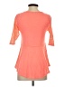 Moa Moa 100% Polyester Orange 3/4 Sleeve Top Size XS - photo 2