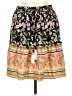 Anna-kaci 100% Polyester Paisley Black Casual Skirt Size L - photo 1