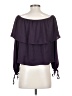 Honey Punch 100% Polyester Purple 3/4 Sleeve Blouse Size S - photo 2