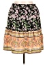 Anna-kaci 100% Polyester Paisley Black Casual Skirt Size L - photo 2