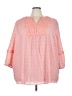 Catherines Pink 3/4 Sleeve Blouse Size 4X - photo 1