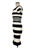 Bebe Stripes Black Casual Dress Size Med - Lg - photo 5