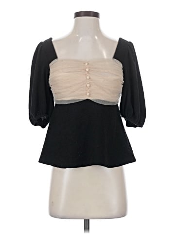 Sunday in Brooklyn 3/4 Sleeve Blouse (view 1)
