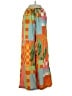 Coco + Carmen Color Block Orange Casual Pants Size S - photo 1