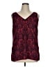 CAbi 100% Polyester Burgundy Sleeveless Top Size XL - photo 1