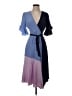 Hutch Color Block Blue Casual Dress Size XS - photo 1