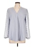 Unbranded Gray Long Sleeve Blouse Size L - photo 1