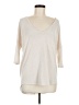 Express One Eleven Ivory 3/4 Sleeve Top Size M - photo 1
