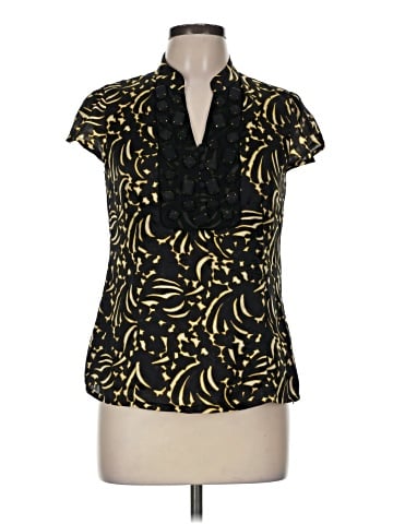 Classiques Entier Short Sleeve Silk Top (view 1)