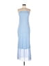 Unbranded 100% Polyester Blue Cocktail Dress Size M - photo 1