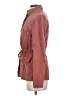 Black Label by C'est Toi 100% Lyocell Burgundy Jacket Size S - photo 5