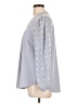 Unbranded Gray Long Sleeve Blouse Size L - photo 5