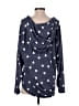 Lucky Brand Hearts Blue Pullover Sweater Size S - photo 2