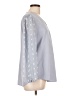 Unbranded Gray Long Sleeve Blouse Size L - photo 4