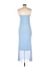 Unbranded 100% Polyester Blue Cocktail Dress Size M - photo 2