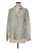 Tommy Bahama Stripes Ivory Long Sleeve Button-Down Shirt Size M - photo 1