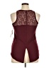 SO Burgundy Sleeveless Top Size XL - photo 2