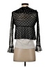 Thirty/Thirty Polka Dots Black 3/4 Sleeve Blouse Size XS - photo 2
