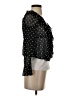 Thirty/Thirty Polka Dots Black 3/4 Sleeve Blouse Size XS - photo 4