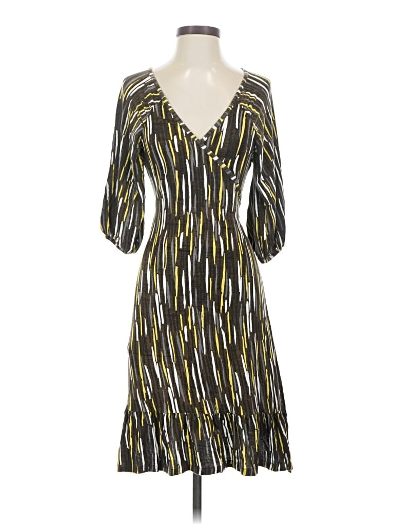 Pre-owned Halogen Casual Dress In Yellow