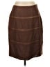 Etcetera 100% Silk Brown Silk Skirt Size 4 - photo 1