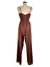 Sincerely Jules 100% Polyester Solid Brown Jumpsuit Size M - photo 2