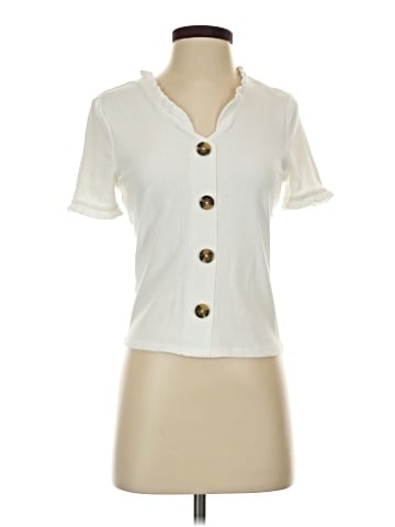 American Rag Cie Short Sleeve Blouse (view 1)