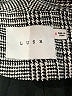 Lush 100% Polyester Houndstooth Gray Coat Size M - photo 6