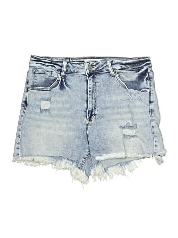 Risen Denim Shorts (view 1)
