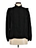 CeCe 100% Polyester Black Long Sleeve Blouse Size M - photo 1