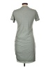 La Miel Solid Gray Casual Dress Size L - photo 2