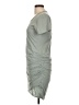 La Miel Solid Gray Casual Dress Size L - photo 5