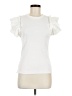 Express White Short Sleeve Top Size M - photo 1