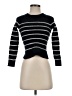 Caslon 100% Cashmere Stripes Black Cashmere Pullover Sweater Size S - photo 1