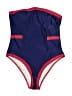 Unbranded Color Block Blue One Piece Swimsuit Size M - photo 1
