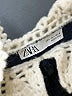 Zara Blue 3/4 Sleeve Top Size L - photo 7