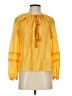 Rebecca Minkoff Yellow Long Sleeve Blouse Size XXS - photo 1
